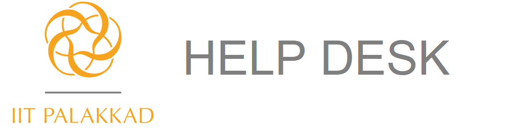 IIT Palakkad Help Desk